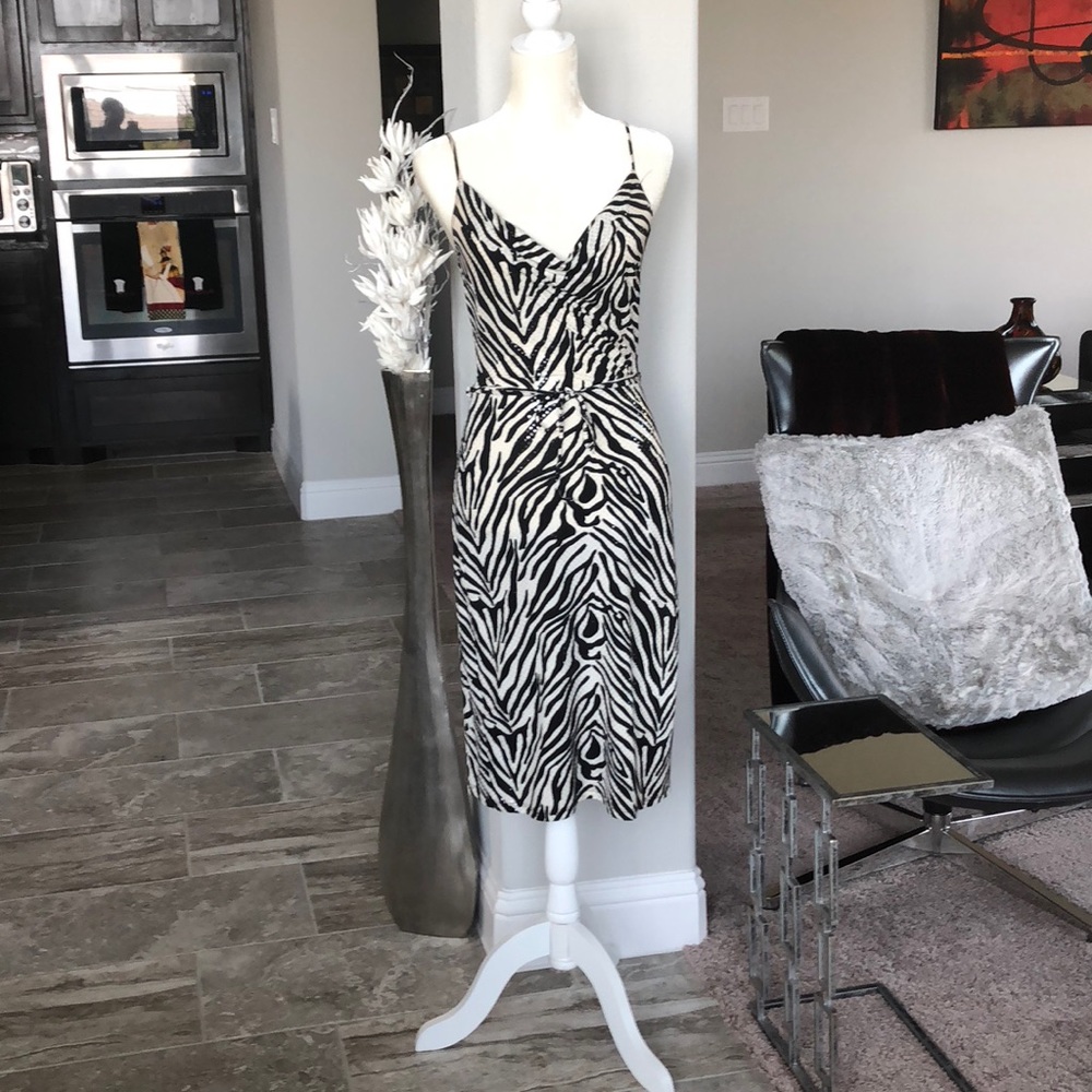 Zebra Print sequence dress
